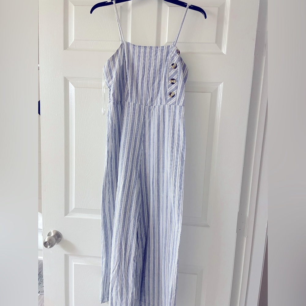 Pinstripe Pantsuit